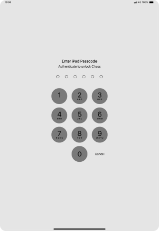 Use the lock code you created. The app is now no longer locked. Use the lock code you created. The app is now no longer locked.