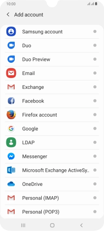 Press Google.