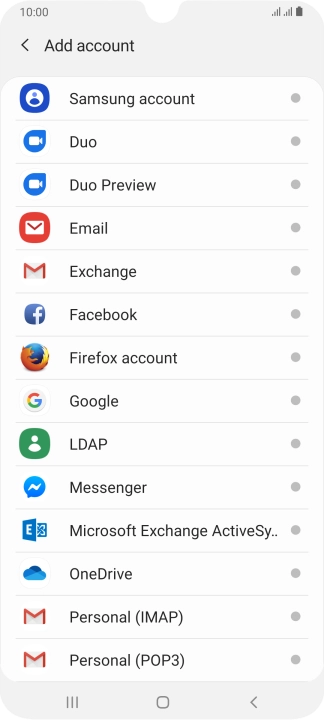Press Google.