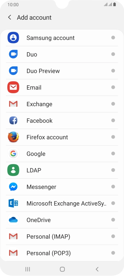 Press Google.