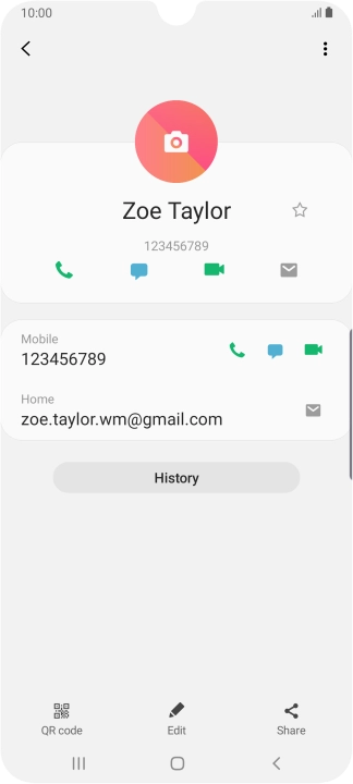 Press the call icon next to the required number. Press the call icon next to the required number.