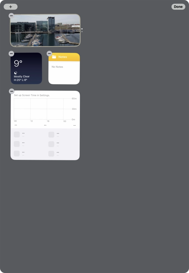 Press the add icon.