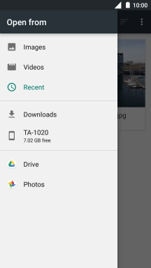 Press Images and go to the required folder. Press Images and go to the required folder.