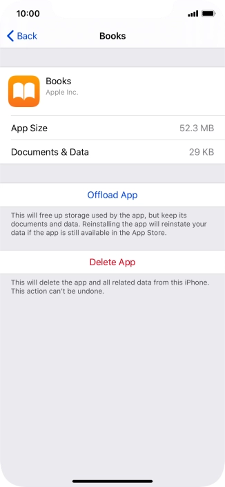 Press Offload App.