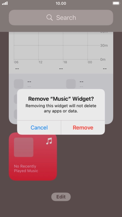 Press Remove.