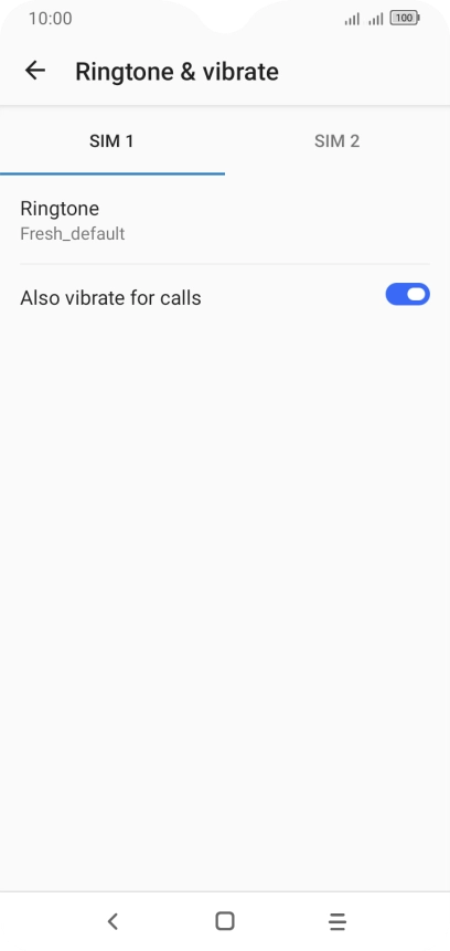 Press Ringtone.