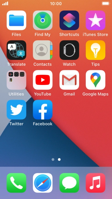 Press and hold any app. Press and hold any app.