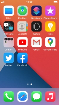 Press and hold any app. Press and hold any app.