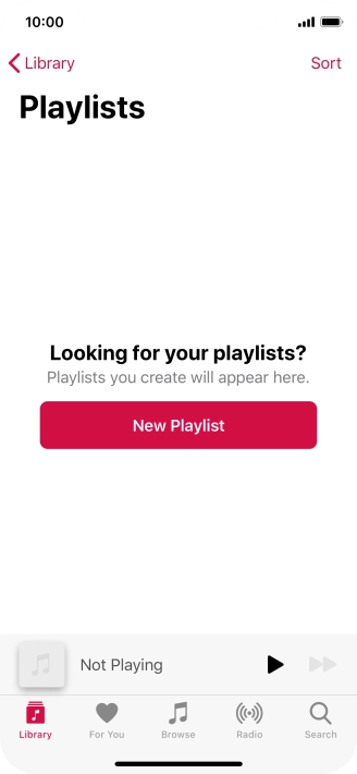 Press New Playlist.