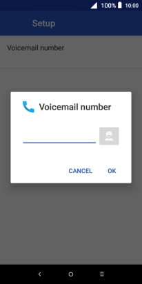 Key in +61414121121 and press OK.