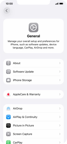 Press Software Update. If a new software version is available, it's displayed. Follow the instructions on the screen to update the phone software.