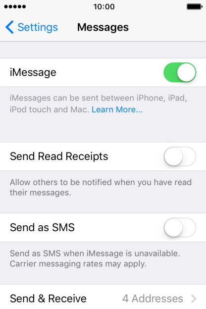 Press the indicator next to Press the indicator next to