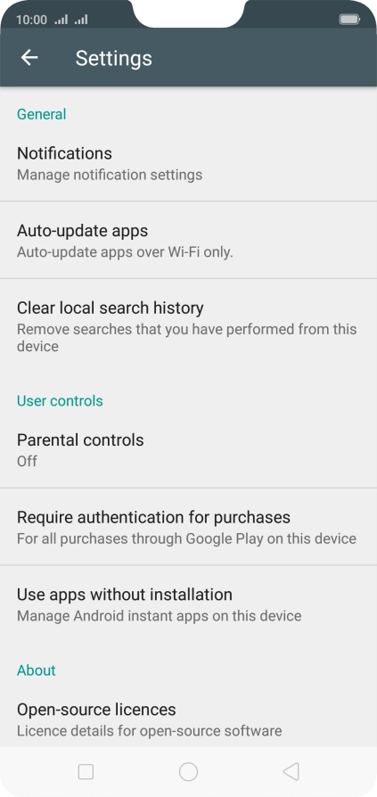 Press Auto-update apps.