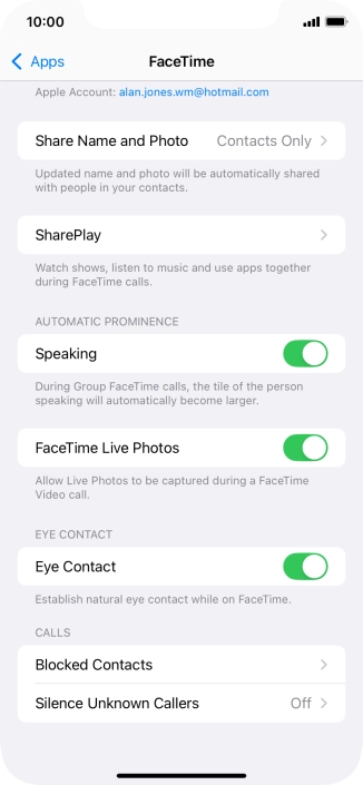Press SharePlay.