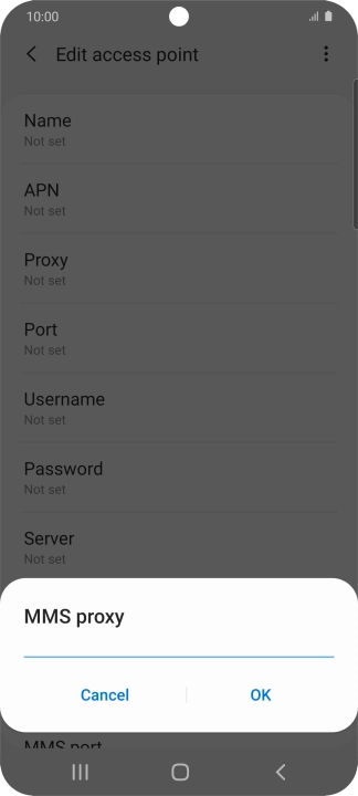 Key in 10.202.002.060 and press OK.
