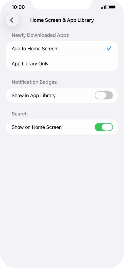 To add new downloaded apps to both the home screen and App Library, press Add to Home Screen. To add new downloaded apps to both the home screen and App Library, press Add to Home Screen.