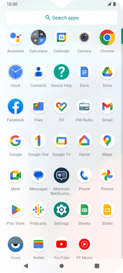 Press Play Store.