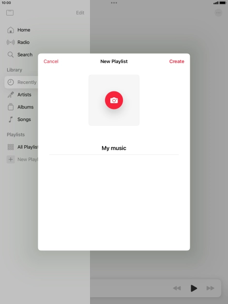 Press Create. Press Create.