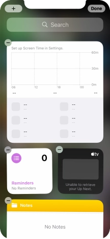 Press the add icon.