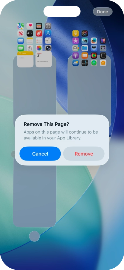Press Remove.