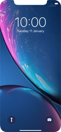Slide your finger upwards starting from the bottom of the screen. Slide your finger upwards starting from the bottom of the screen.