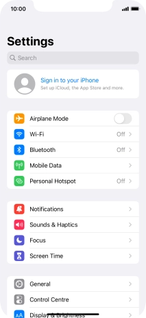 Press Sign in to your iPhone. Press Sign in to your iPhone.