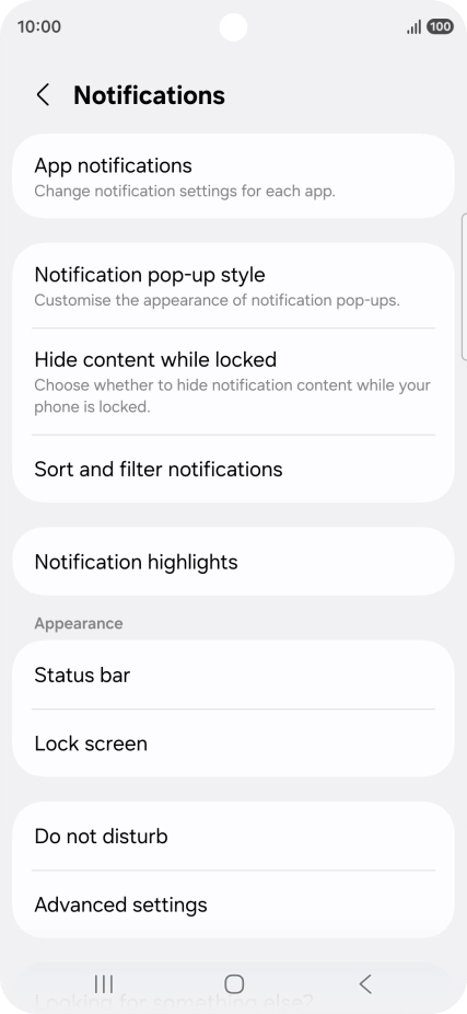 Press App notifications. Press App notifications.