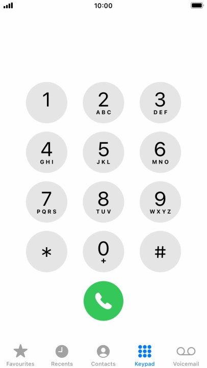 Press Keypad.