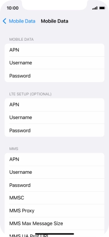 Press APN and key in mms.vodafone.net.