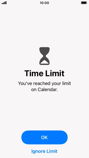 Press Ignore Limit. Press Ignore Limit.