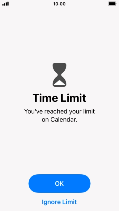 Press Ignore Limit. Press Ignore Limit.