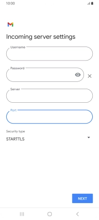 Press the drop down list below 