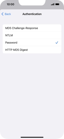 Press Password.