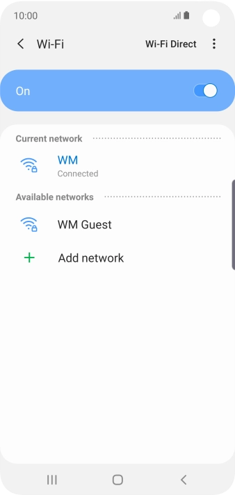 Press the Home key to return to the home screen. Press the Home key to return to the home screen.