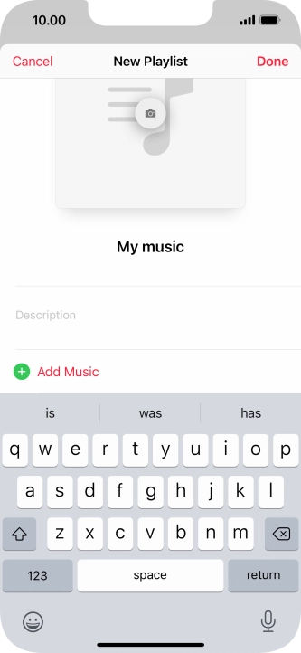 Press Add Music.
