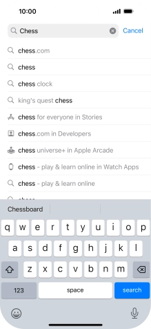 Press search.