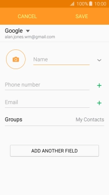 Press the address book drop down list.