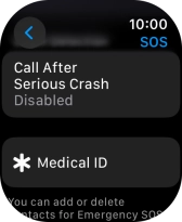 Press Medical ID. Press Medical ID.