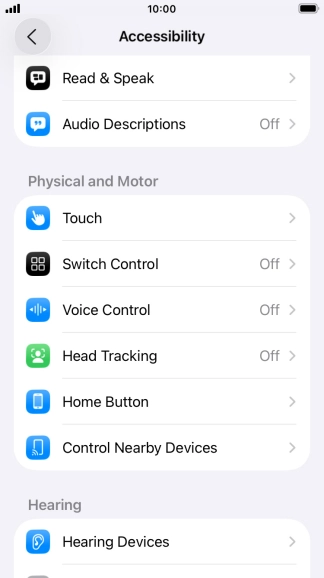 Press the required category below 