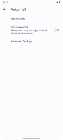 Press Advanced Settings.