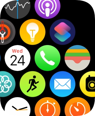 Press the email message icon. Press the email message icon.