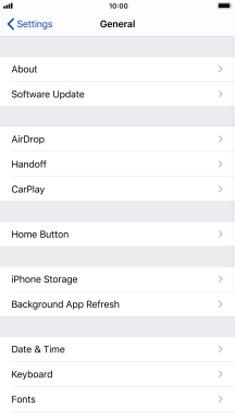 Press Background App Refresh.