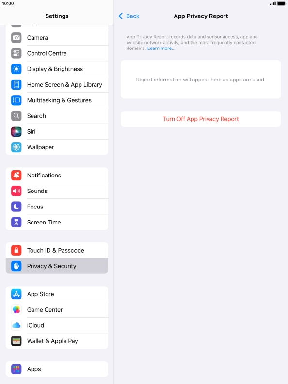 Press the Home key to return to the home screen.