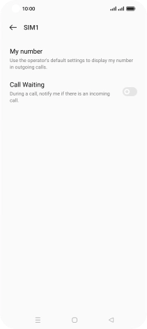 Press My number.