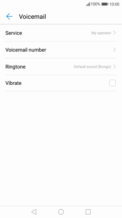 Press Voicemail number. Press Voicemail number.