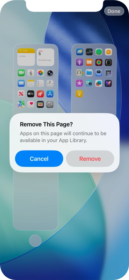 Press Remove.