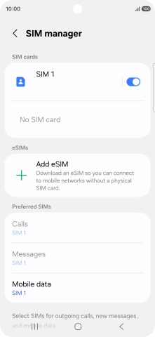 Press Add eSIM.