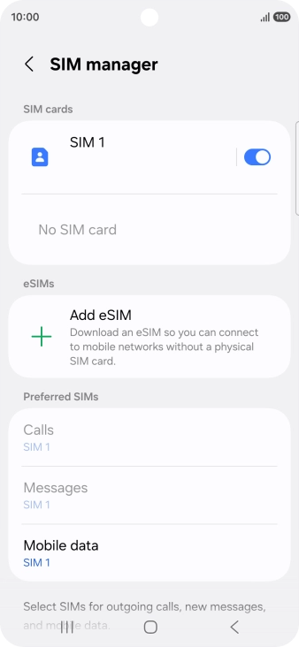 Press Add eSIM.