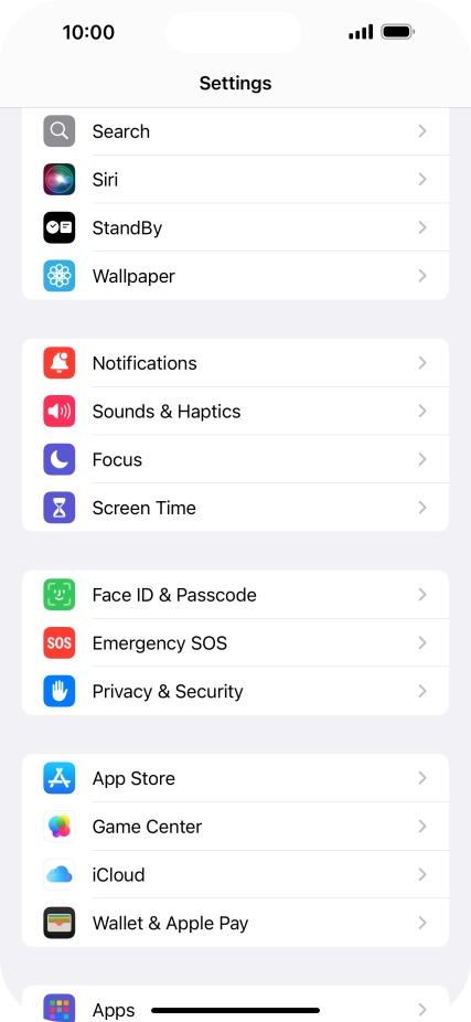 Press App Store.