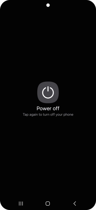 Press Power off.